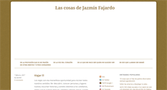 Desktop Screenshot of jazminfajardo.com