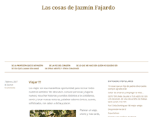 Tablet Screenshot of jazminfajardo.com